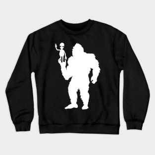 Bigfoo Alien Peace Crewneck Sweatshirt